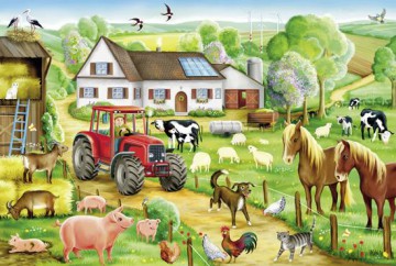 SCHMIDT SPIELE 100 El. Wesołe gospodarstwo [PUZZLE]