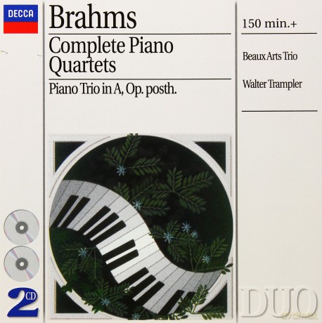 Duo Beaux Arts Trio: Brahms: Compl. Piano Quartets [2CD]