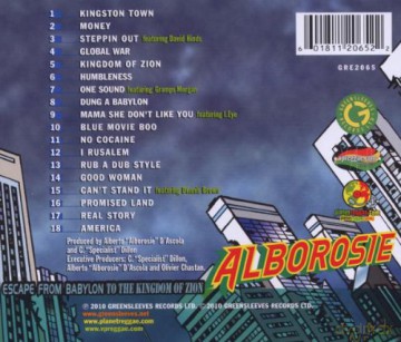 Alborosie: Escape From Babylon To The Kingdom Of Zion [CD]