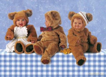 SCHMIDT SPIELE 1000 El. Anne Geddes Pluszowe misie [PUZZLE]