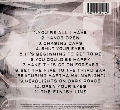 Snow Patrol: Eyes Open [CD]