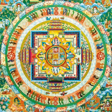 SCHMIDT SPIELE 1000 El. MANDALA Medytacja Kwadratowe [PUZZLE]