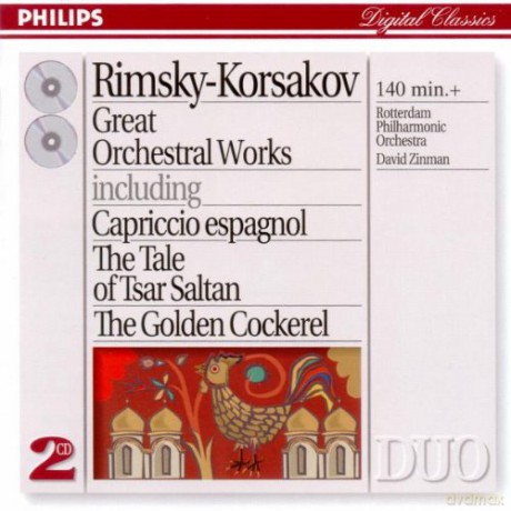 Duo David Zinman, Rotterdam Phil.Prch.: Rimsky-Korsakov- Great Orchestral Works [2CD]