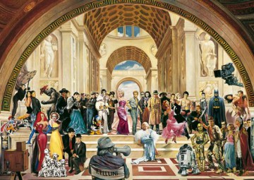SCHMIDT SPIELE 1000 El. RENATO CASARO 100 lat kina [PUZZLE]