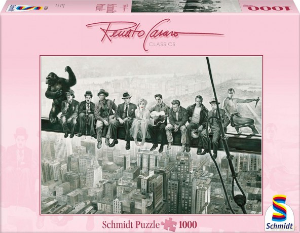 SCHMIDT SPIELE 1000 El. RENATO CASARO Przerwa podczas zdjęć [PUZZLE]