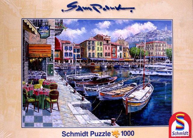 SCHMIDT SPIELE 1000 El. SAM PARK Kawiarenka w Cassis [PUZZLE]
