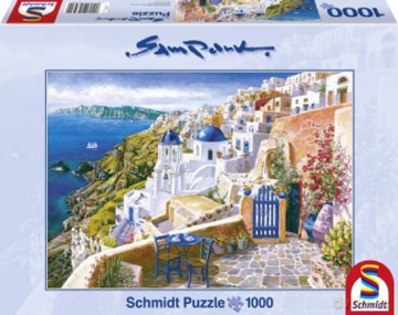 SCHMIDT SPIELE 1000 El. SAM PARK Widok z Santorini [PUZZLE]