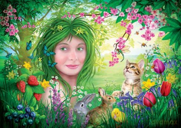 SCHMIDT SPIELE 1000 EL. SPIRIT OF NATURE Wiosna [PUZZLE]