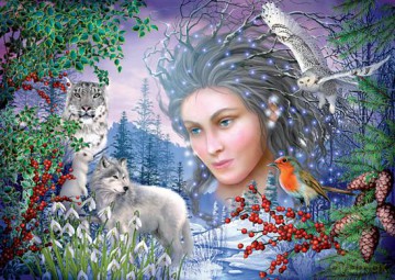 SCHMIDT SPIELE 1000 EL. SPIRIT OF NATURE Zima [PUZZLE]