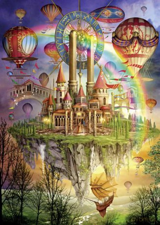 SCHMIDT SPIELE 1000 El. Tęczowa wyspa [PUZZLE]