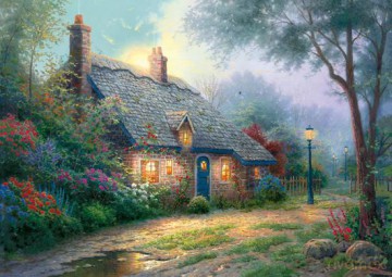 SCHMIDT SPIELE 1000 EL. THOMAS KINKADE Chatka w blasku księżyca [PUZZLE]