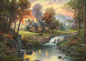 SCHMIDT SPIELE 1000 EL. THOMAS KINKADE Górskie zacisze [PUZZLE]