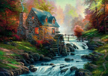 SCHMIDT SPIELE 1000 EL. THOMAS KINKADE W starym młynie [PUZZLE]