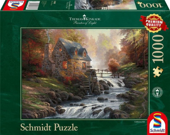 SCHMIDT SPIELE 1000 EL. THOMAS KINKADE W starym młynie [PUZZLE]