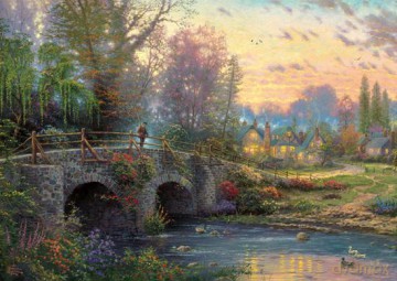 SCHMIDT SPIELE 1000 EL. THOMAS KINKADE Wieczorny spacer [PUZZLE]