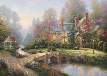 SCHMIDT SPIELE 1000 EL. THOMAS KINKADE Za wiosenną bramą [PUZZLE]
