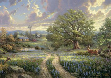 SCHMIDT SPIELE 1000 EL. THOMAS KINKADE Życie na wsi [PUZZLE]
