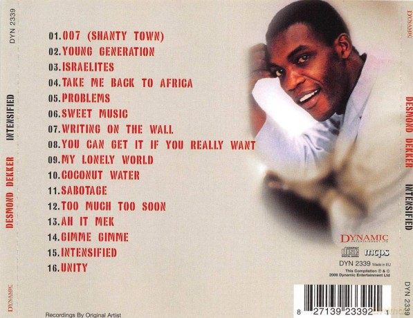 Desmond Dekker: Intesified [CD]