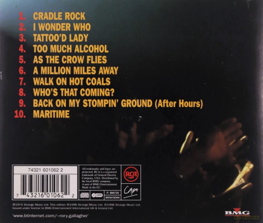 Rory Gallagher: Irish Tour [CD]