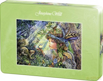 SCHMIDT SPIELE 1000 El. w metalowej puszce - Szepczące drzewa [PUZZLE]