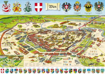 SCHMIDT SPIELE 1000 El. Wiedeń [PUZZLE]