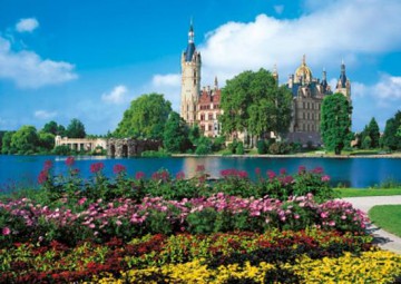 SCHMIDT SPIELE 1000 El. Zamek Schwerin [PUZZLE]