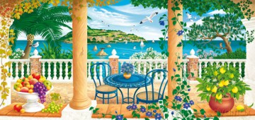 SCHMIDT SPIELE 12000 EL. Cudowny widok + plakat [PUZZLE]