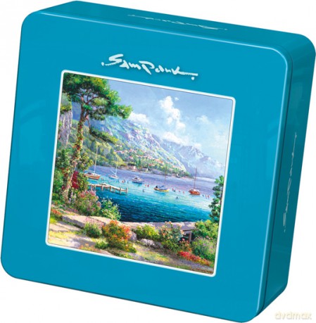 SCHMIDT SPIELE 121 El. w metalowej puszce - display - 18 szt. [PUZZLE]
