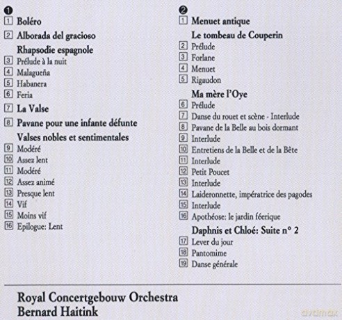 Duo Haitink: Ravel-Orchestral Music [2CD]