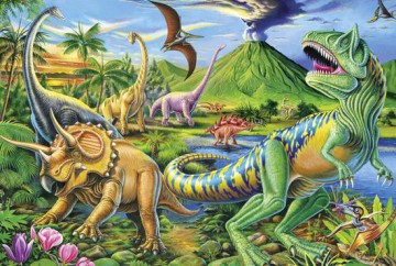 SCHMIDT SPIELE 150 El. W krainie dinozaurów [PUZZLE]