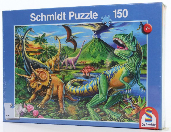SCHMIDT SPIELE 150 El. W krainie dinozaurów [PUZZLE]