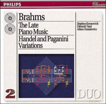 Duo Handel&Paganini Variations: Brahms-The Late Piano Music; [2CD]