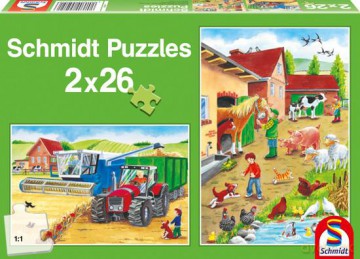 SCHMIDT SPIELE 26x2 El. Na farmie [PUZZLE]