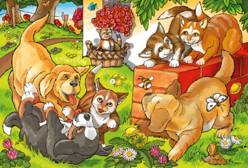 SCHMIDT SPIELE 26x2 El. Słodkie zwierzęta [PUZZLE]