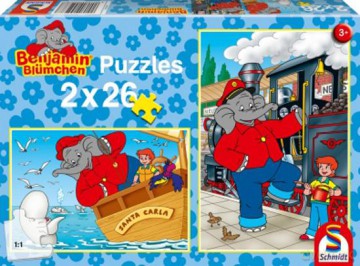 SCHMIDT SPIELE 26x2 El. Słoń Benjamin [PUZZLE]