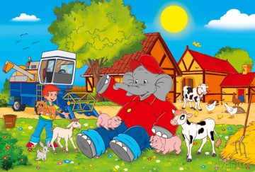 SCHMIDT SPIELE 48x2 El. Słoń Benjamin [PUZZLE]
