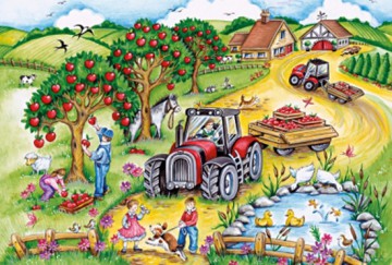 SCHMIDT SPIELE 48x2 El. Żniwa - Wieś [PUZZLE]