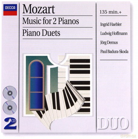 Duo Hoffa, Haebler: Mozart: Music For 2 Pianos [2CD]
