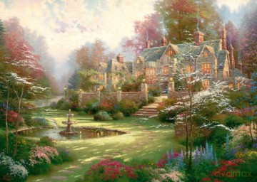 SCHMIDT SPIELE 2000 EL. THOMAS KINKADE Wiosenny ogród [PUZZLE]
