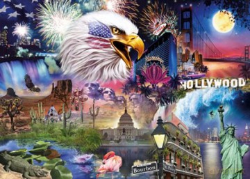SCHMIDT SPIELE 2000 EL. Wrażenia z USA [PUZZLE]