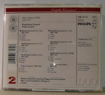 Duo I Musici: Bach: Brandenburg Concertos (Complete) [2CD]