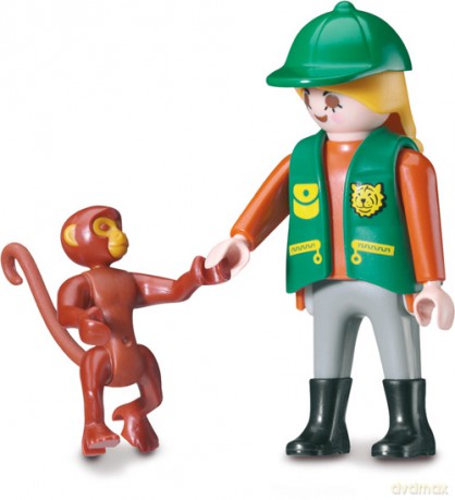 SCHMIDT SPIELE 60 EL. Playmobil ZOO + figurka Playmobil [PUZZLE]