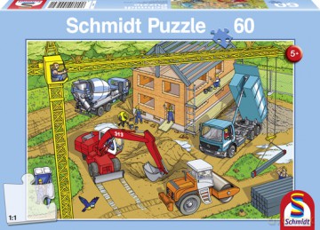 SCHMIDT SPIELE 60 El. Praca na placu budowy [PUZZLE]