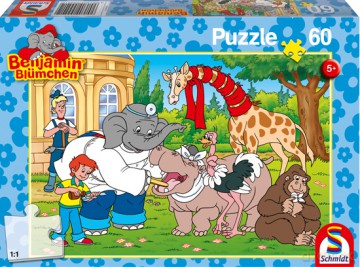 SCHMIDT SPIELE 60 El. Słoń Benjamin Weterynarz [PUZZLE]
