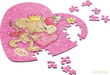 SCHMIDT SPIELE 77 EL. w metalowej puszce - Lillebi Serduszko [PUZZLE]