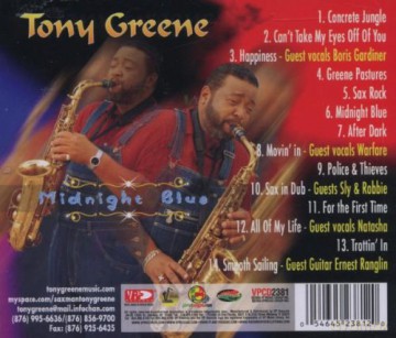 Tony Greene: Midnight Blue [CD]