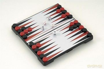 Backgammon magnetyczny 16,5 cm (1516) [GRA PLANSZOWA]