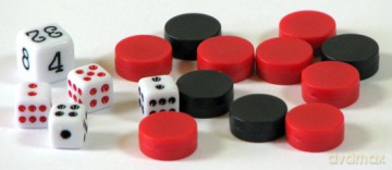 Backgammon magnetyczny 20 cm (1770) [GRA PLANSZOWA]