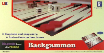 Backgammon magnetyczny 31 cm (4858) [GRA PLANSZOWA]