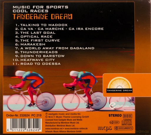 Tangerine Dream: Music For Sports - Cool Races [CD]